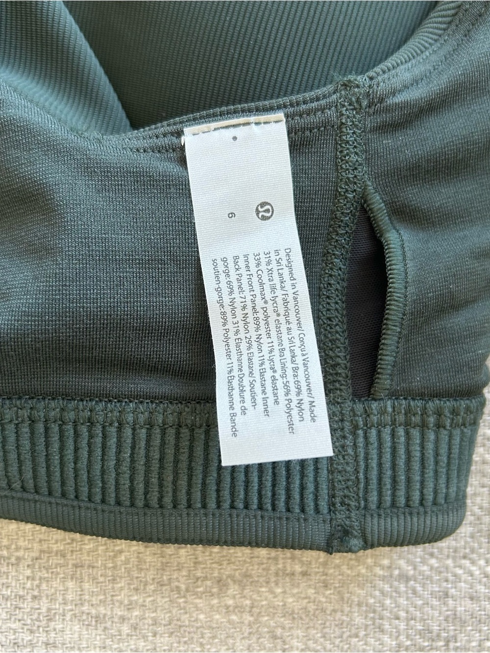 Lululemon Ribbed Train Bra C/D - Picture 6 of 7